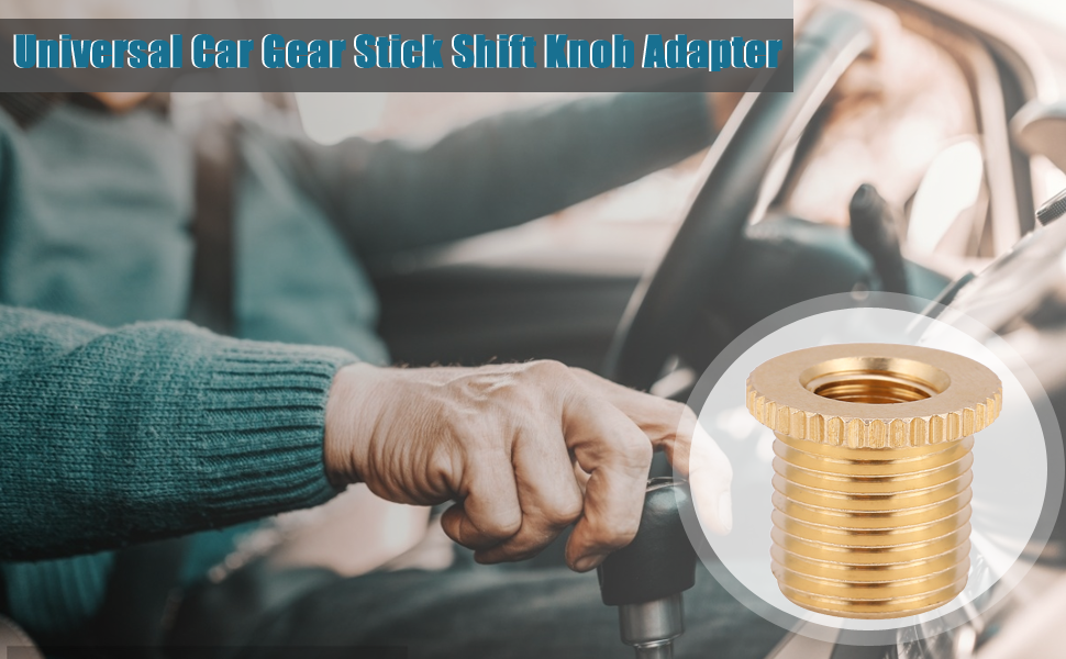 Universal Shift Knob Adapters, Car Auto Gear Stick Shifter