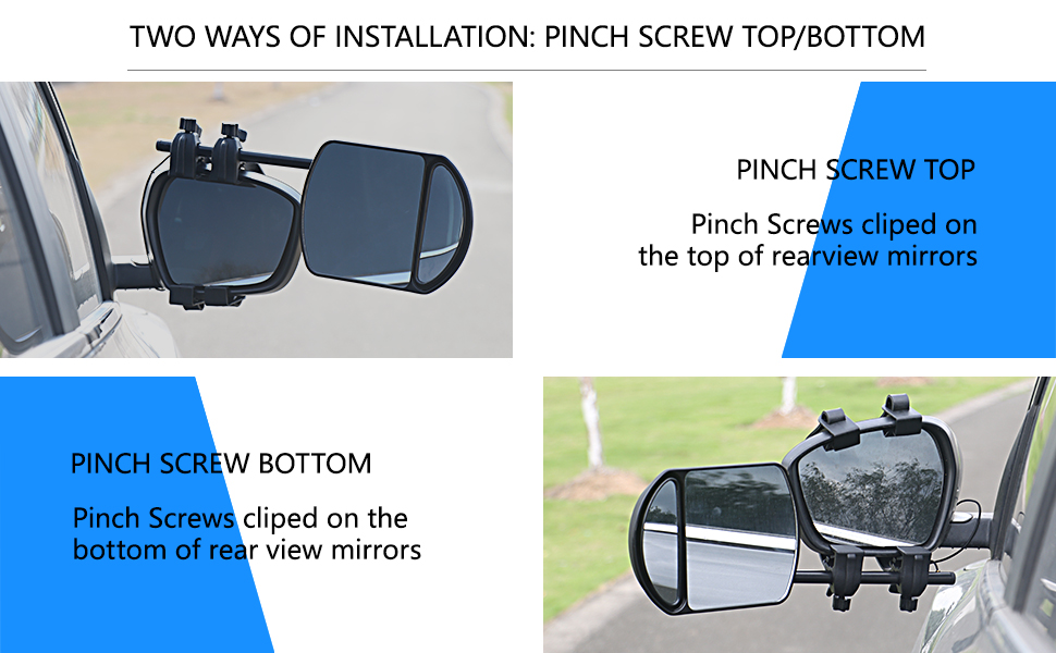 Universal Clipon Towing Mirror, Lifronkit Mirror