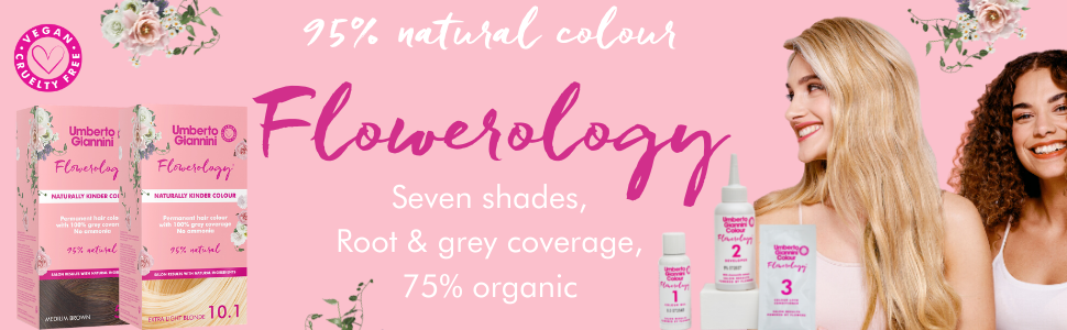 Umberto Giannini Flowerology Naturally Kinder Vegan Colour Dark Brown 3.0  Cruelty Free : Amazon.co.uk: Beauty