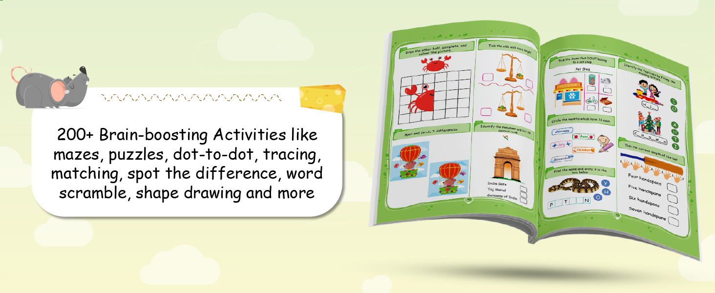 PW Activities Book For Kids 4+ Years Old | 1200+ Adventure Activities | Puzzles, Mind Games, Maze