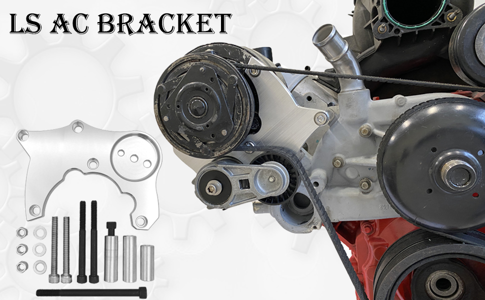 Zieichy LS AC Bracket, R4 AC Bracket, LS Air Conditioner