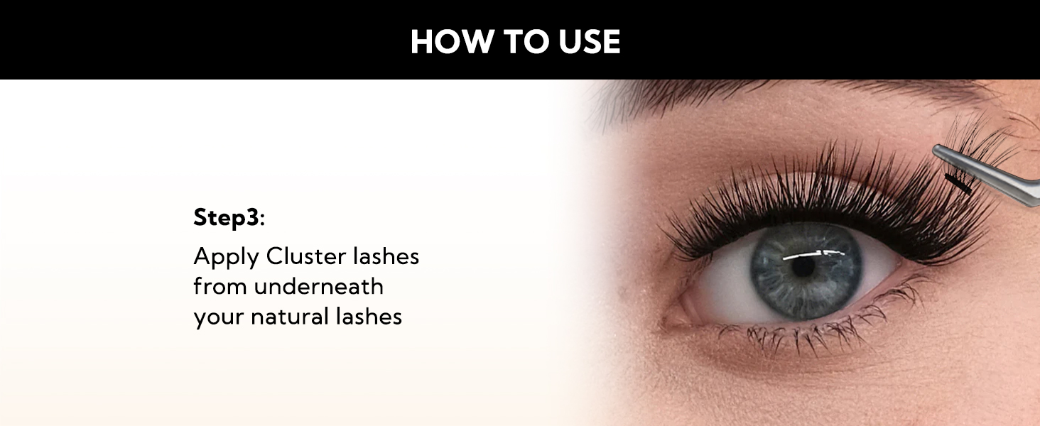 cluster eyelashes