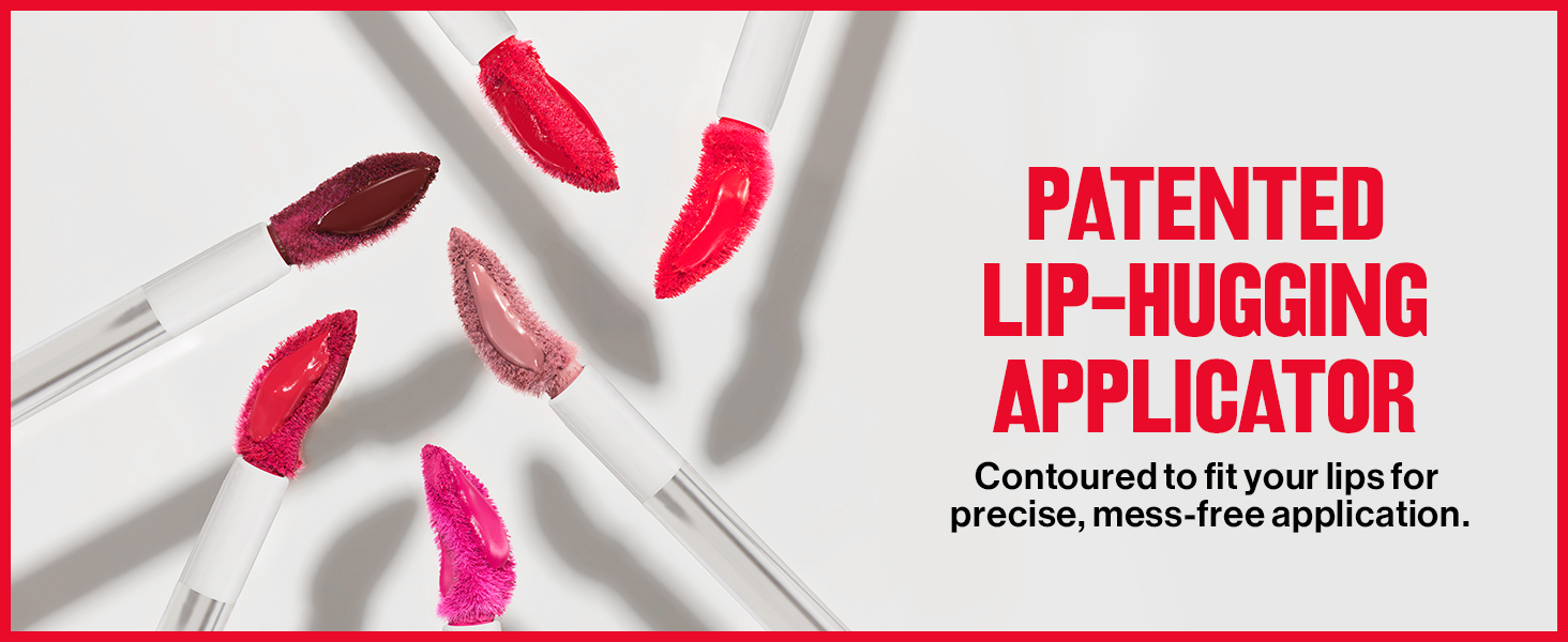 Patented Lip-Hugging Applicator
