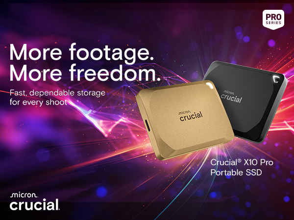 Amazon.com: Crucial X10 Pro 4TB Portable SSD, Up to 2100MB/s