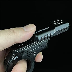 動作確認済み フィジェットトイ EDC 銃型 ガン 金属製 スライダー zoom Amazon | A-Zoom フィジェットスライダー Usifou チタニウム EDC