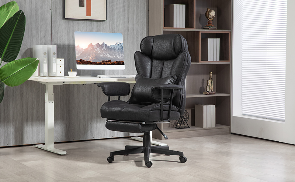 silla masaje rolling bedroom leather task comfy chairs heavy