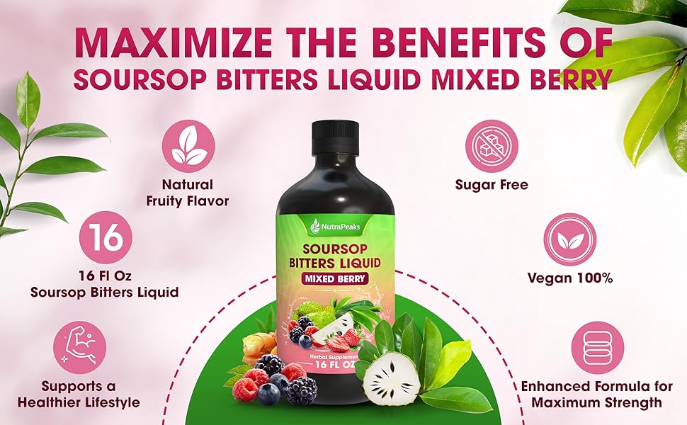 Maximize the Benefits Soursop Bitters