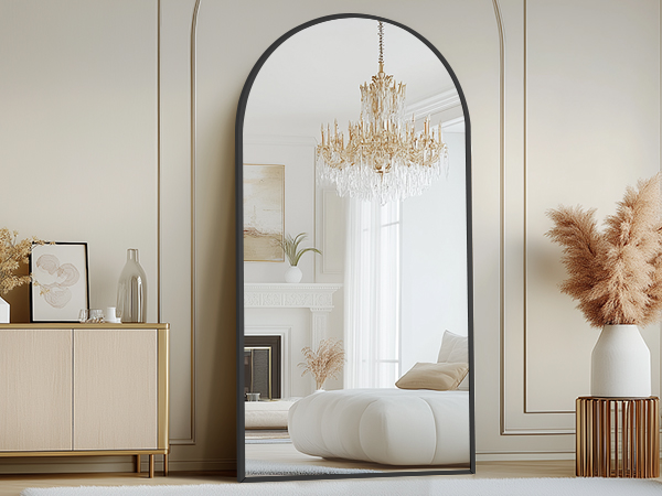 Amazon.com: MELOMOIR Arched Oversized Floor Mirror, 81