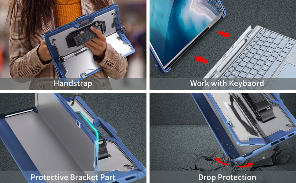Amazon.com: AOAO for Microsoft Surface Pro 11/10/9 Case with