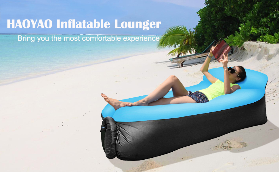 Inflatable Lounger, Portable Air Sofa Inflatable Air Lounger Inflatable