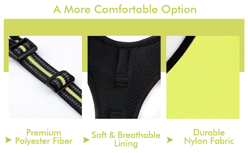 Eagloo Dog Harness No Pull, Walking Pet Harness with 2