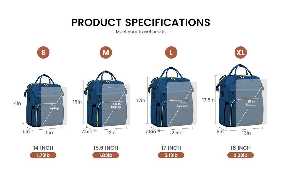 laptop backpack women teacher backpack with laptop compartment