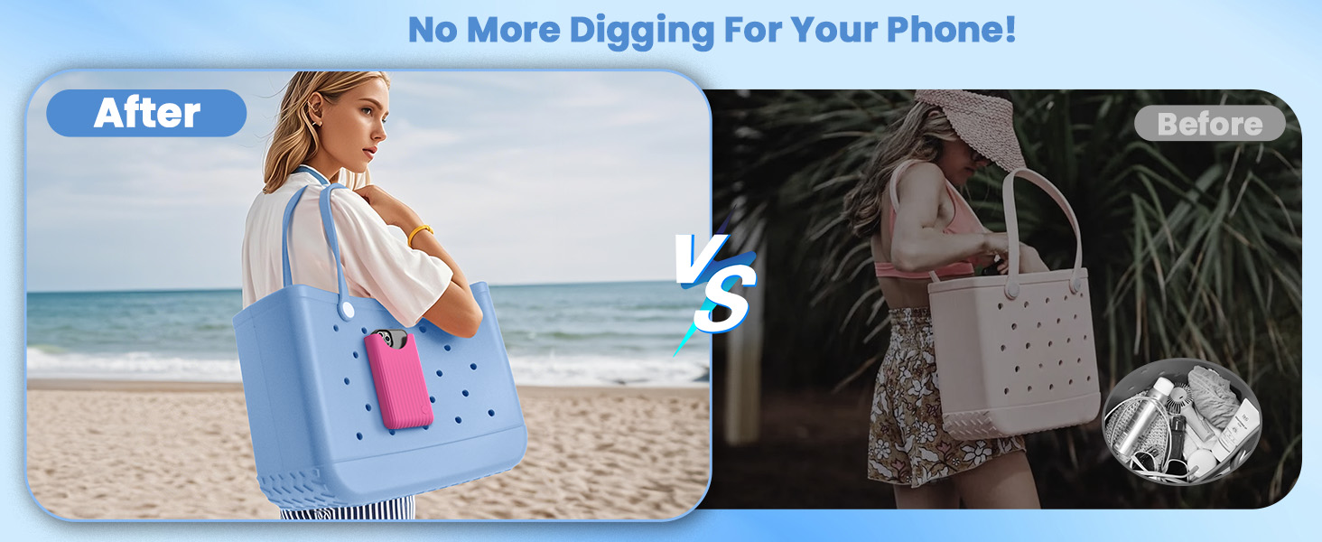 Cell Phone Holder for Bogg Bag