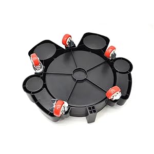 Bucket Dolly 5 Gallon Car Wash Professional Detailing Bucket Dolly with Heavy Duty Wheel Casters