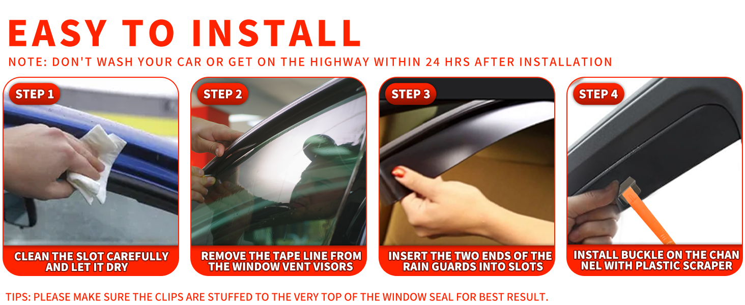 in channel rain guards for 2015 ford explorer