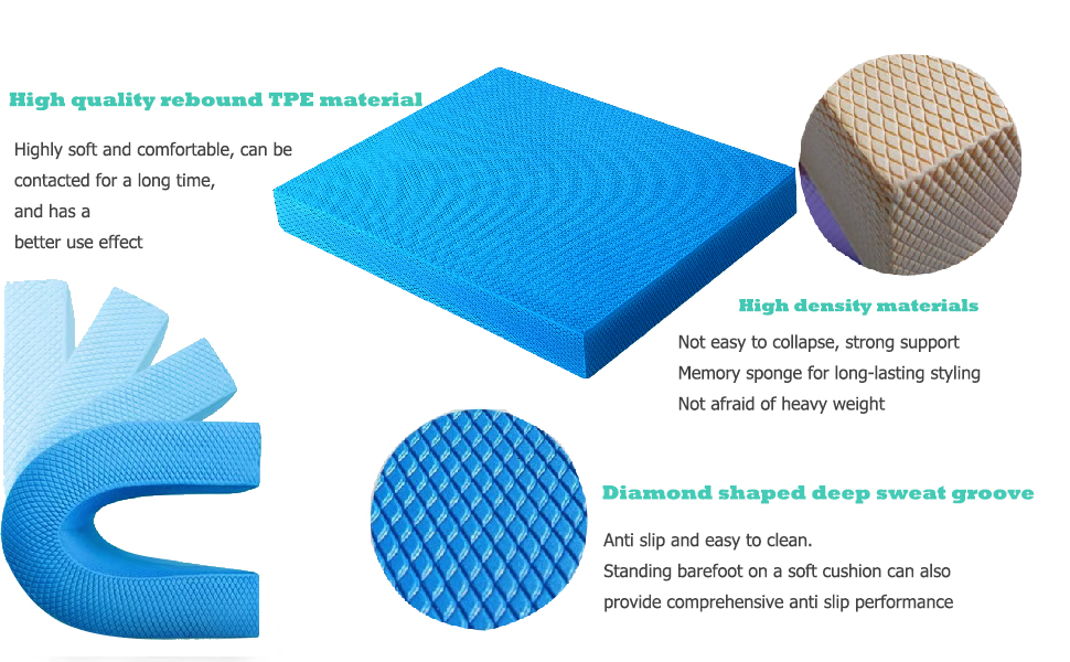 Foam Balance Pad,Balance Pads for Physical Therapy,Balance