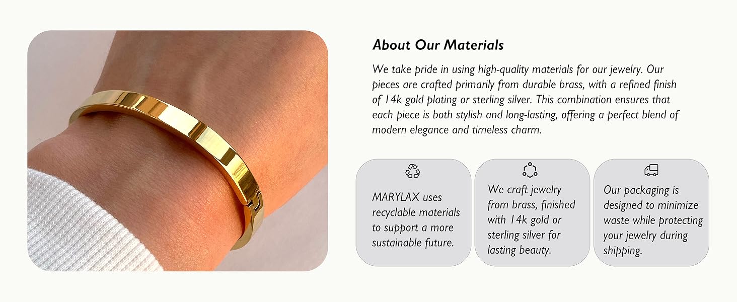 thick chunky bracelet for women