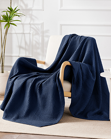 Navy Blue Blanket
