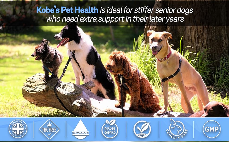 KOBE'S Dog Calming Tablets Dog Anxiety Relief Dog Travel Sickness