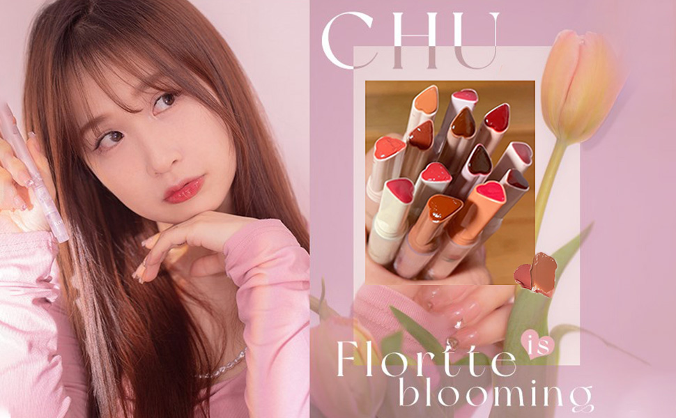 FLORTTE Jelly Lipstick FLORTTE Nice to Meet Chu Jelly Lipstick Heart Shape