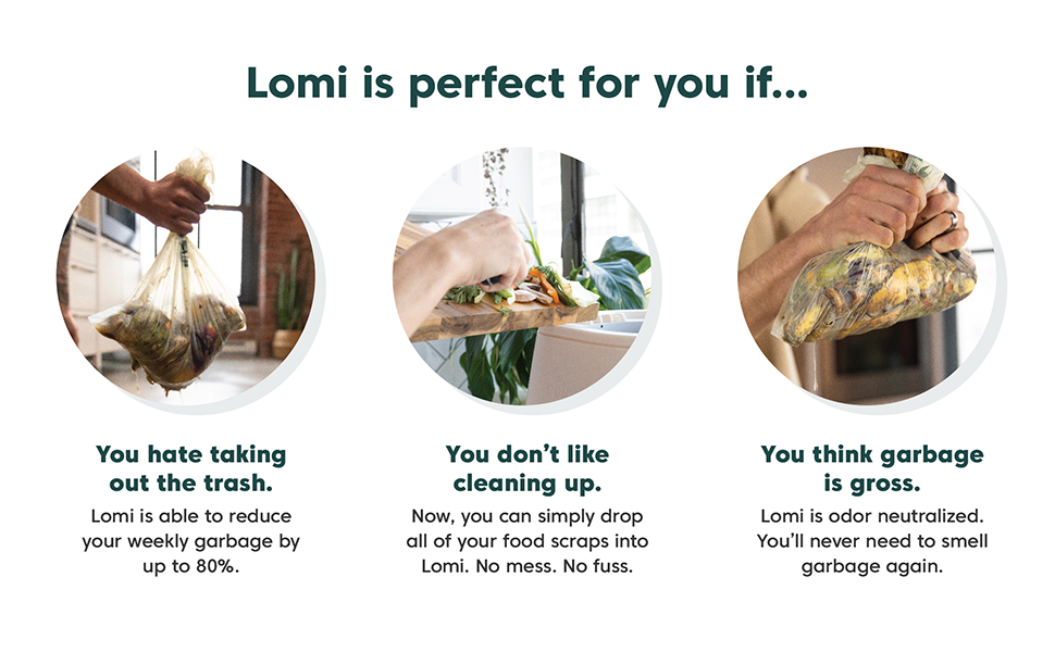 Lomi 1 3L, Electric Composter (45 Cycles), World’s First
