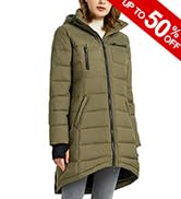 Orolay Women's Down Jacket Coat Mid-Length