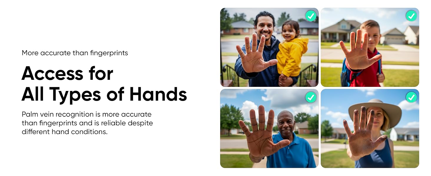 Wyze Palm Lock Access Hands