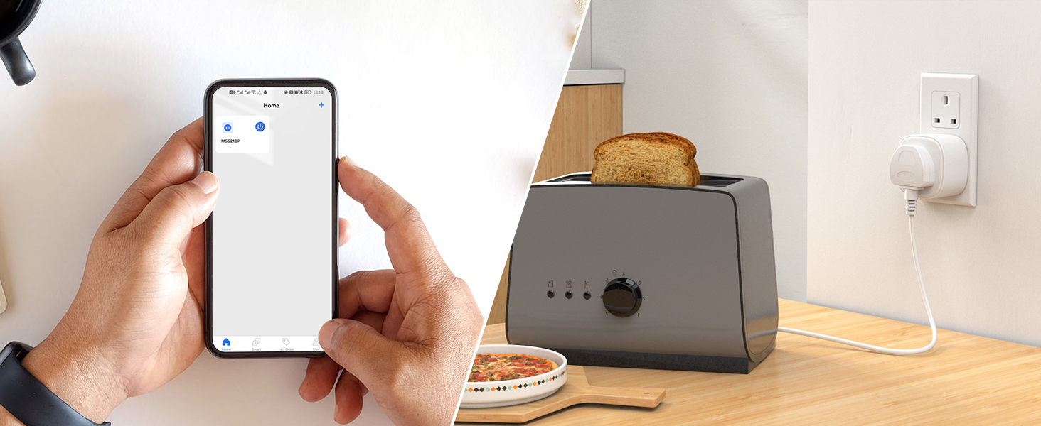 Smart Plug Works with Apple HomeKit Siri, Alexa, Google Home Refoss