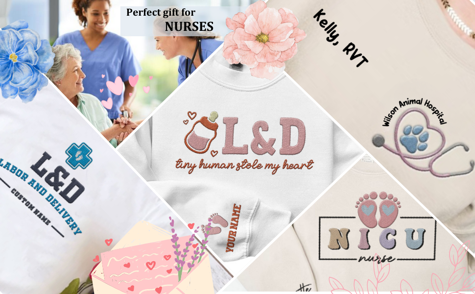 lpn sweatshirt, nurse shirt, registered nurse sweatshirt, nursing crewneck sweatshirt, rn sweatshirt