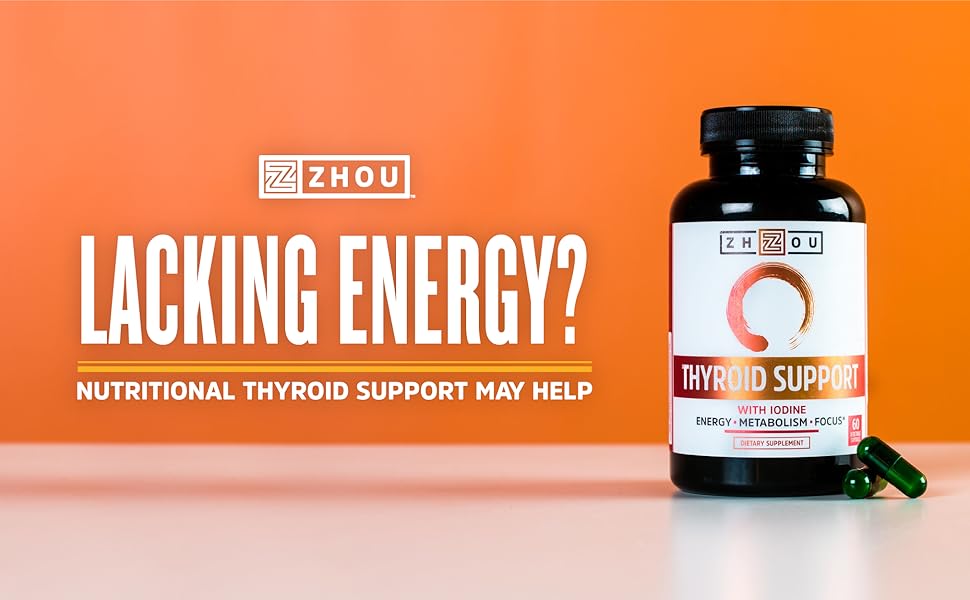 Zhou Thyroid Support Complex with Iodine Energy