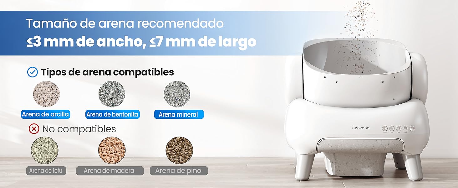 Habitación interior moderna con varios puntos de información que indican las características interactivas del producto. Muebles y decoración en tonos fríos visibles en segundo plano.