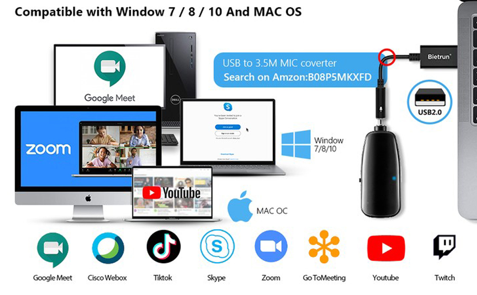 ZORBES® UHF Wireless Headset Mic, 160ft Wireless Microphone Headset UHF