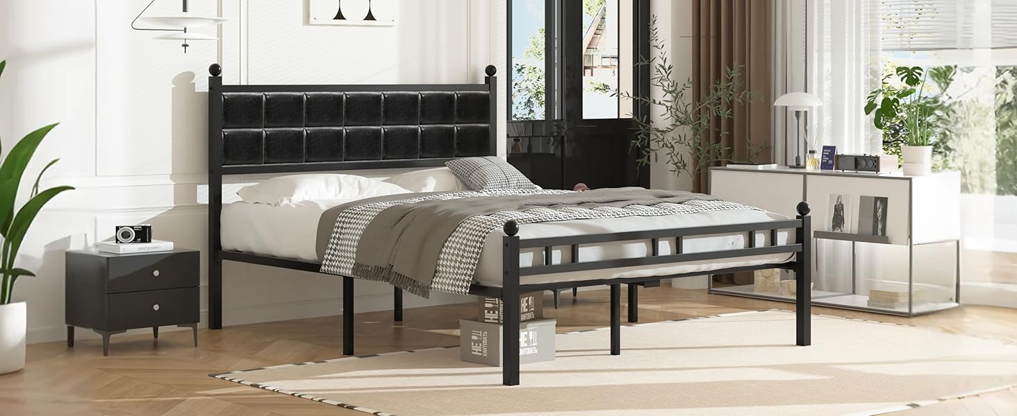  bed frame with headboard