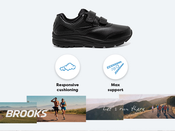 BROOKS ブルックス Addiction Walker V-Strap 2 Brooks Addiction Walker V-Strap 2 - Men's Walking Shoes