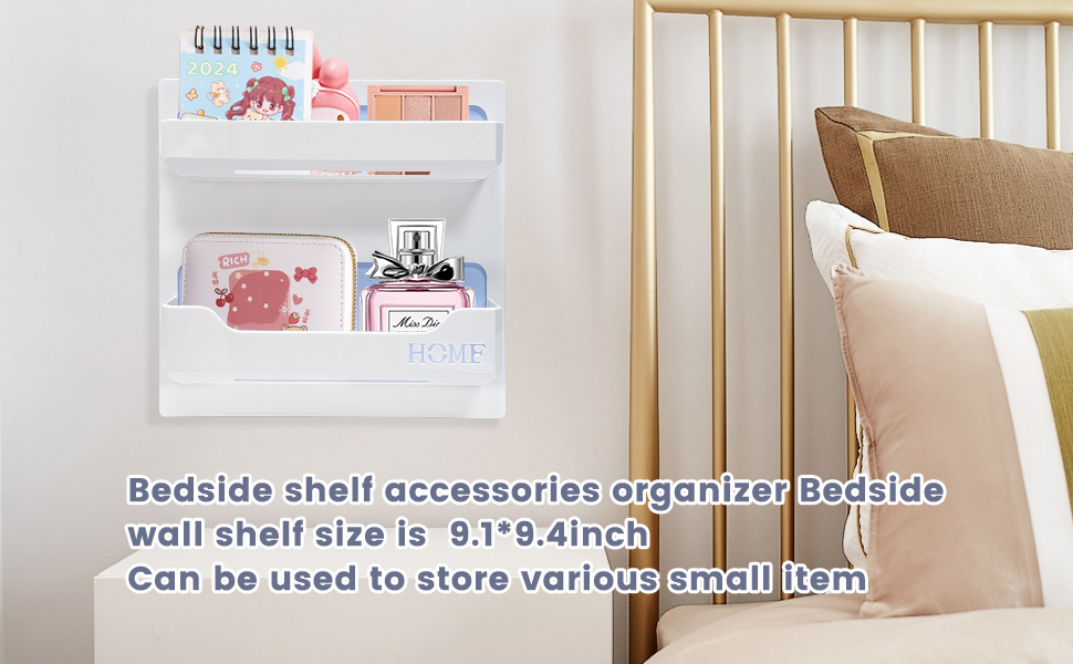 Bedside Shelf Accessories Organizer