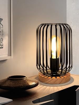Nightstand Lamp with Matel Base