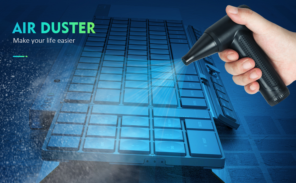 Brushless Compressed Air Duster,150000 RPM Electric Air