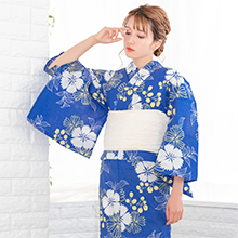 10-撫子シルエット(兵児帯 クリーム)