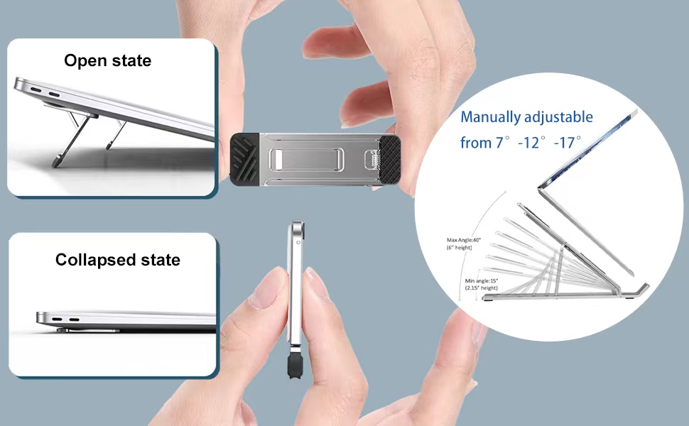 muchly Keyboard stand2PCS,Portable Invisible Laptop Stand