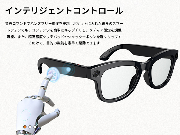 翻訳メガネ AI スマートグラス チャットGDP 内蔵マイク 500万画素 Amazon | AIスマートグラス、 AI スマート翻訳、スマート翻訳