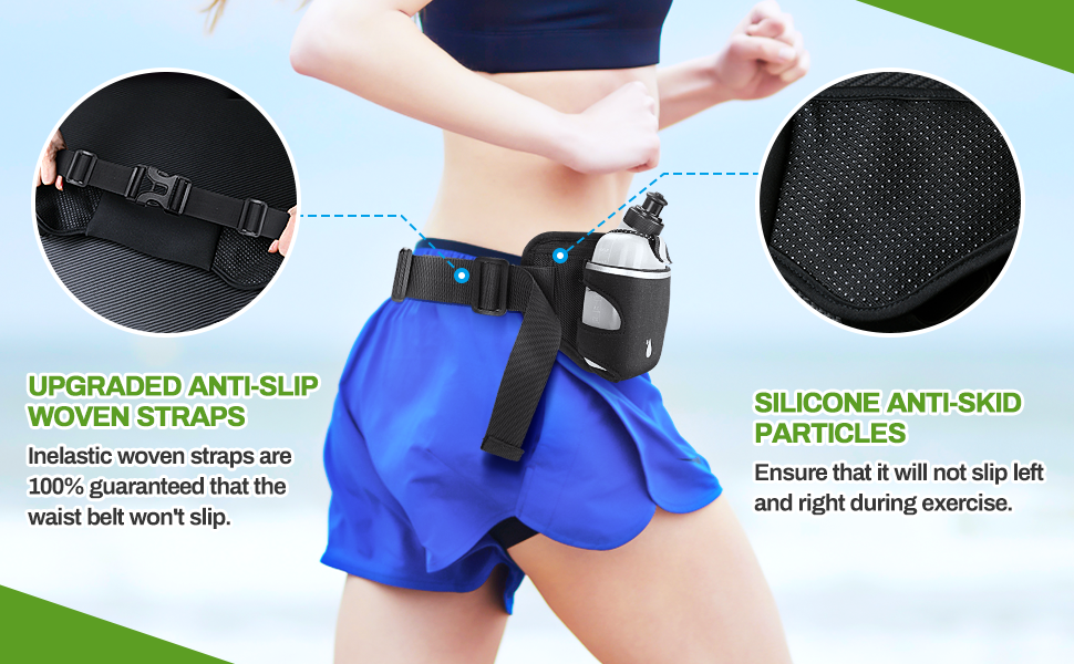 Hydration Running Belt with Water Bottles(2 x 300ML
