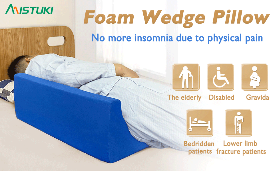 Mistuki Wedge Pillow for Sleeping Side Sleeper Body