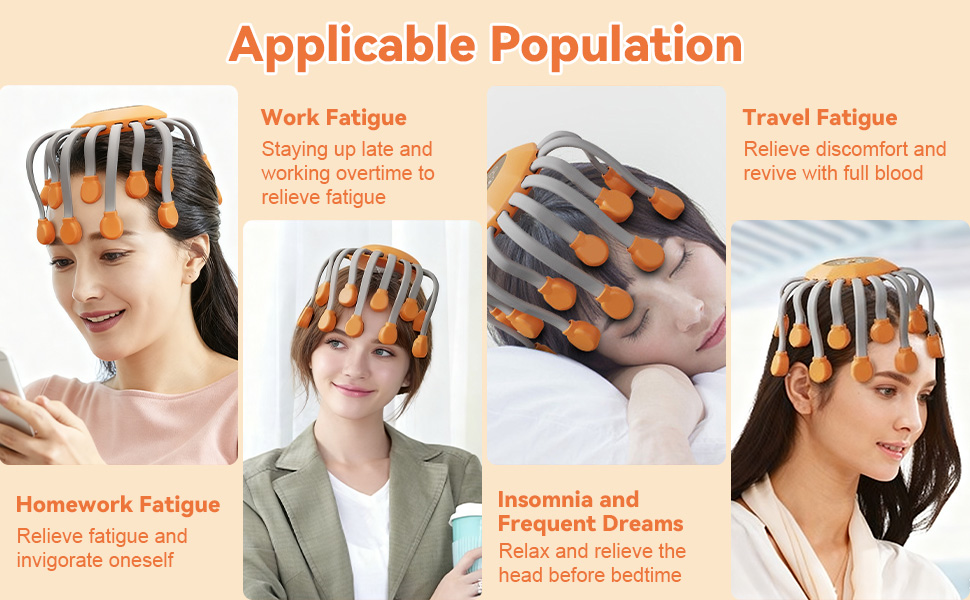 octo relax head massager head massager for migraines electric head massager migraine head massager