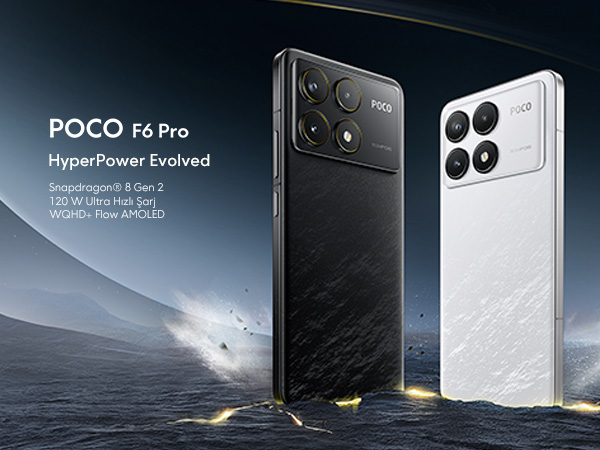 Poco F6 PRO 12GB RAM 512GB ROM, Cep Telefon, Beyaz : Amazon.com.tr