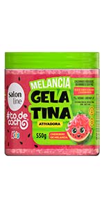 Salon Line, Gelatina Capilar Hidratante, Maracujá, #todecacho Kids, Vegana - Para Cabelos Ondulados, Cacheados e Crespos, Salon Line, 550g