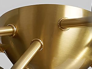 Amber Glass Globe Semi Flush Mount Ceiling Light