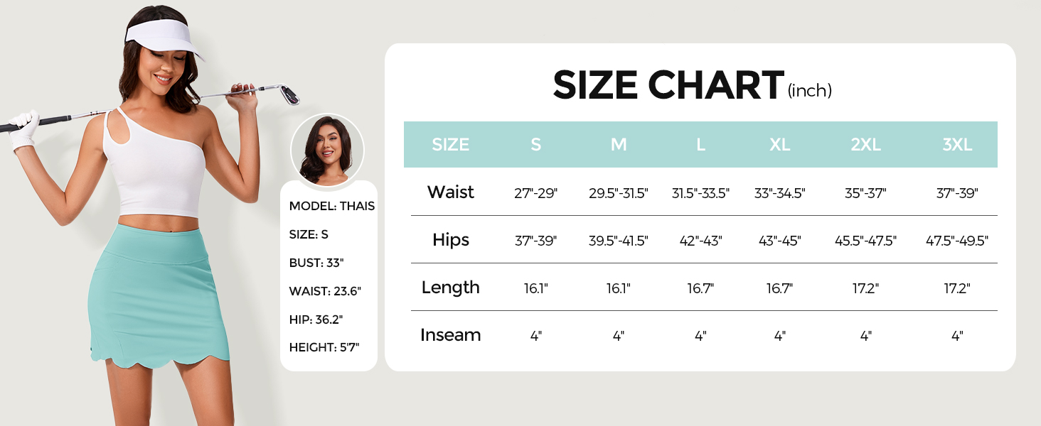 skorts for woman
