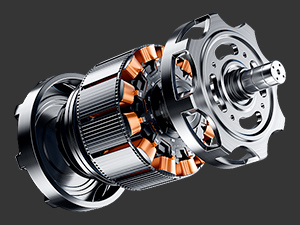 Krachtige 2400 W motor