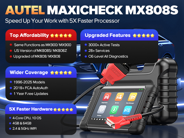 Autel Scanner MaxiCheck MX808S-App1