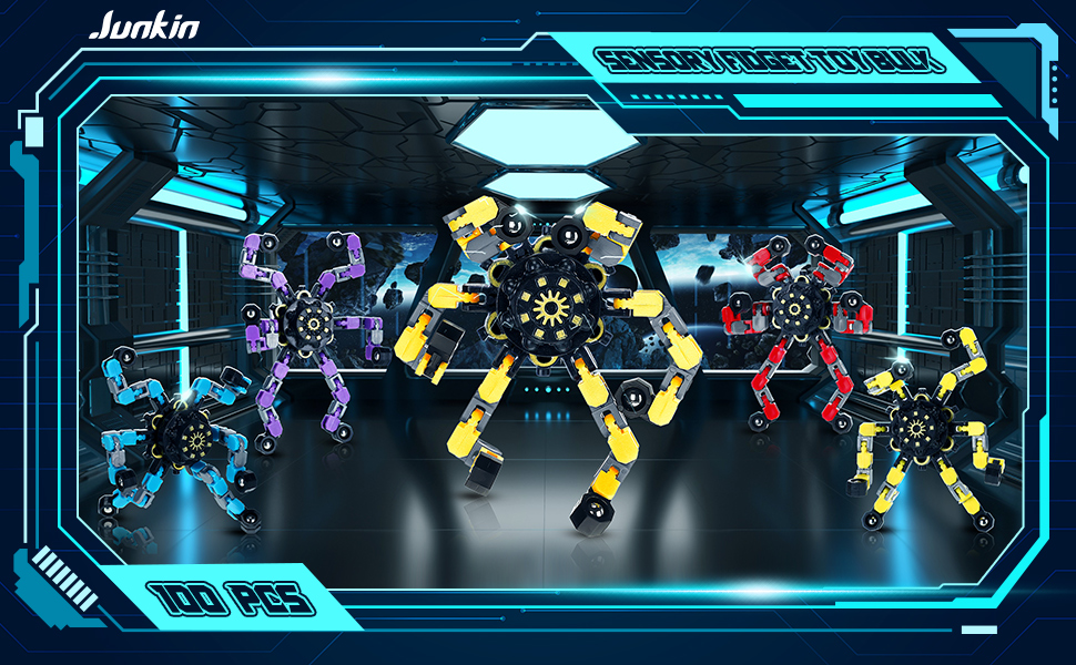 Classic transformable chain robot fidget toy